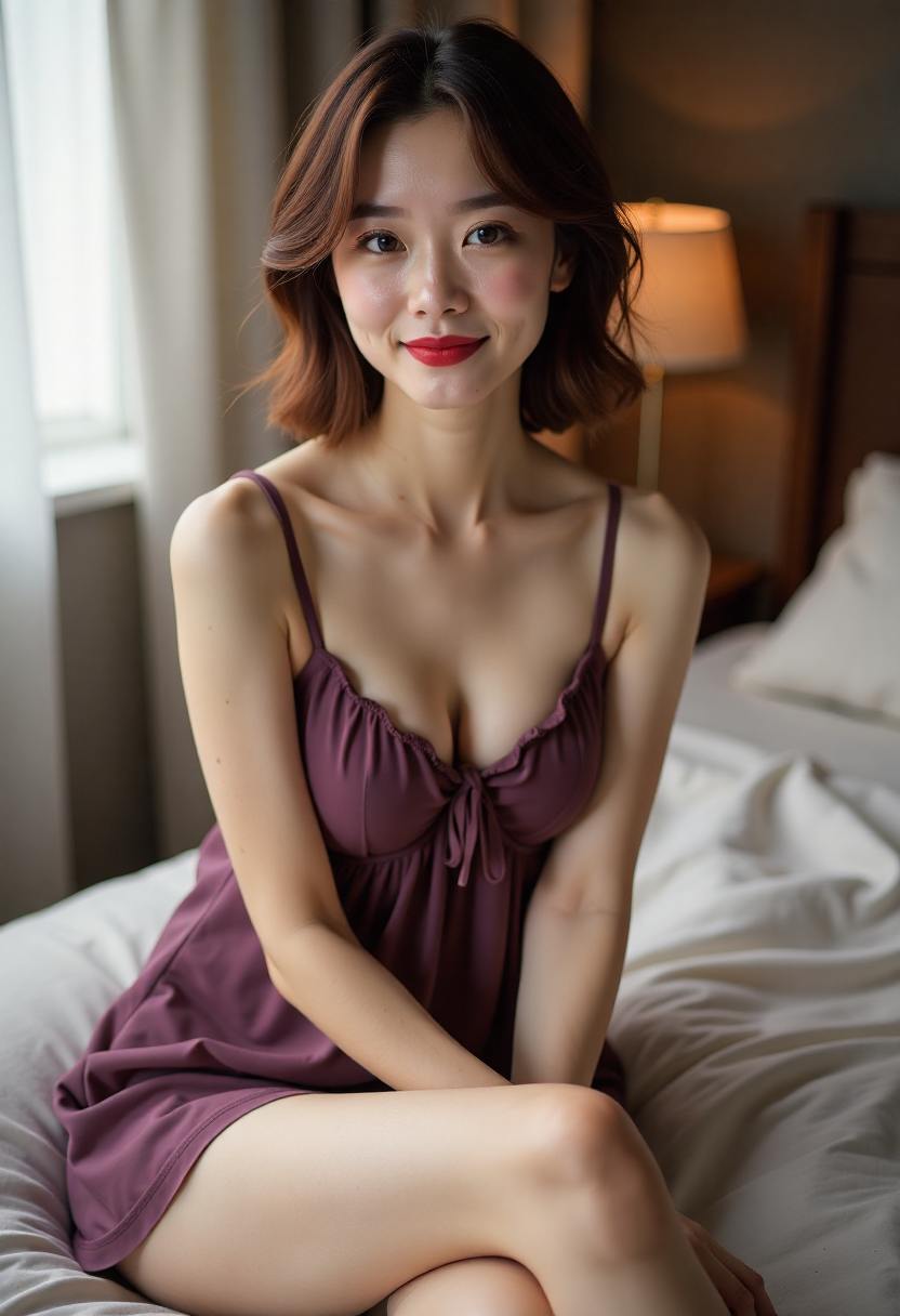 电影中的人物站在暮色街道
